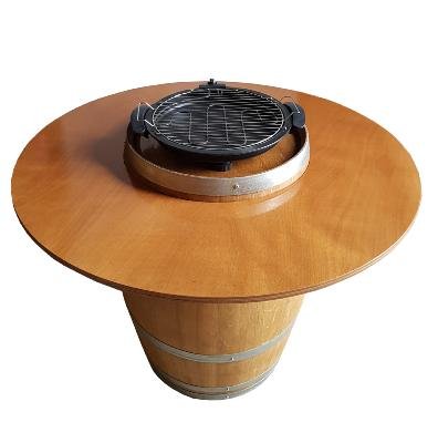 Table Haute repas barrique + Barbecue – Image 2