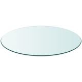 Plateau En Verre Sécurit Diamètre 80 Cm