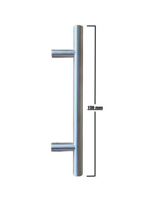 Lot de 2 poignées métal Grise – Image 2