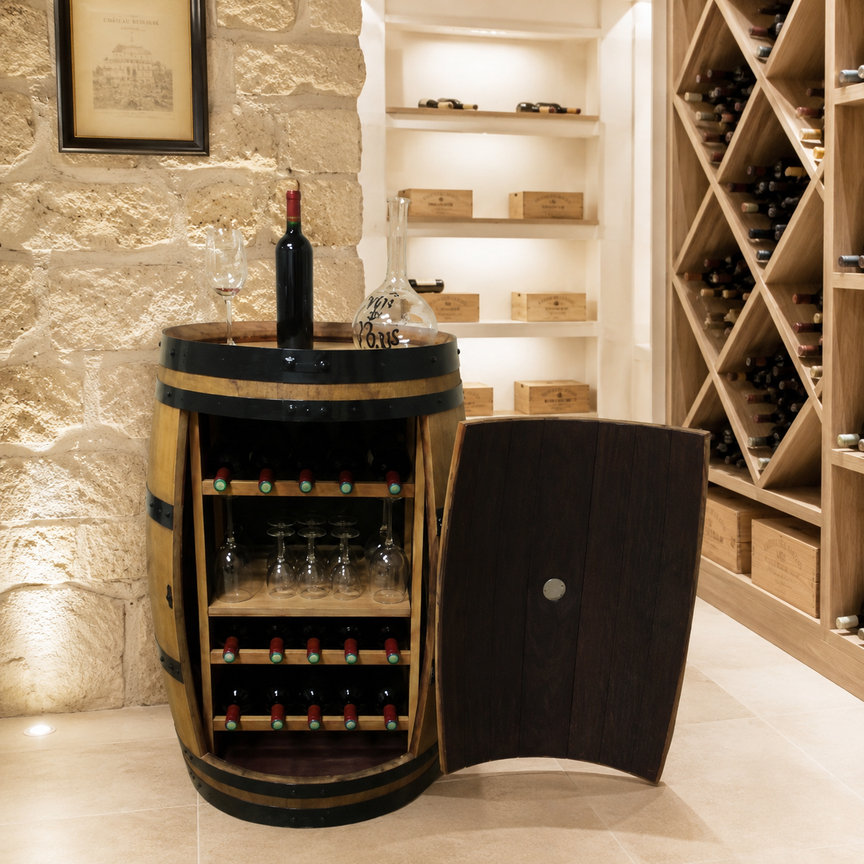 tonneau cave a vin