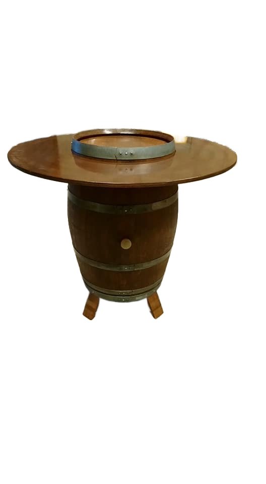 Table Tapas Tonneau Rehaussée