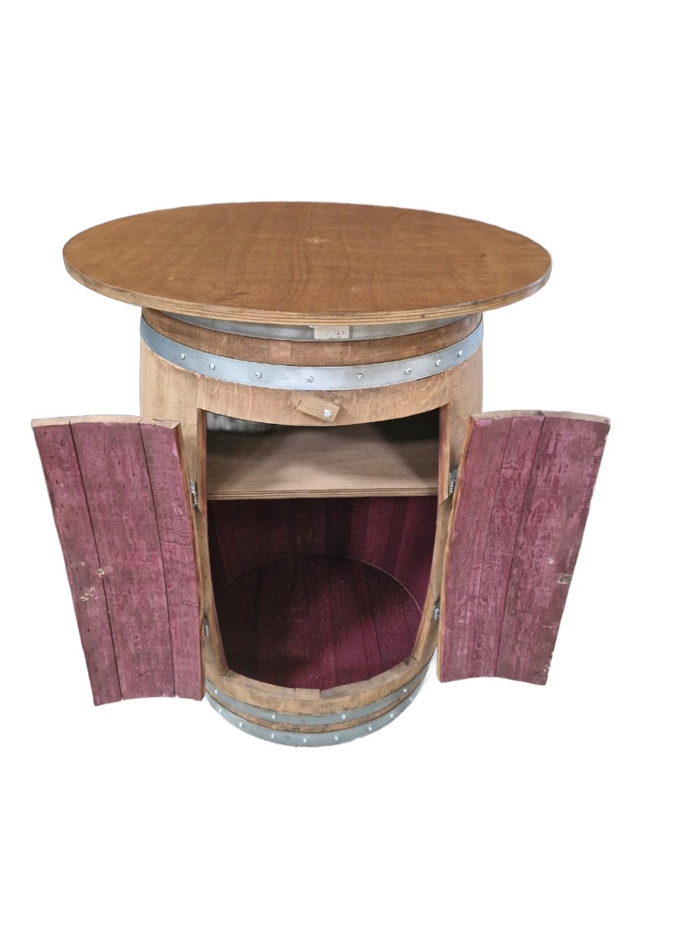 Bar Barrique Table tonneau Rustique – Image 2