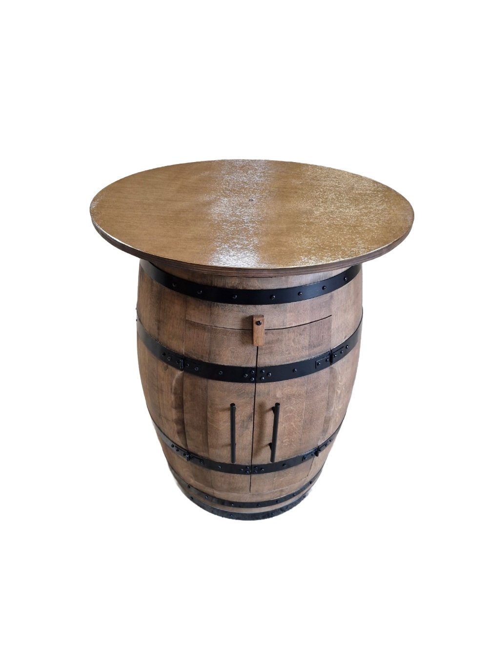 Bar Barrique Table chêne Rustique – Image 3