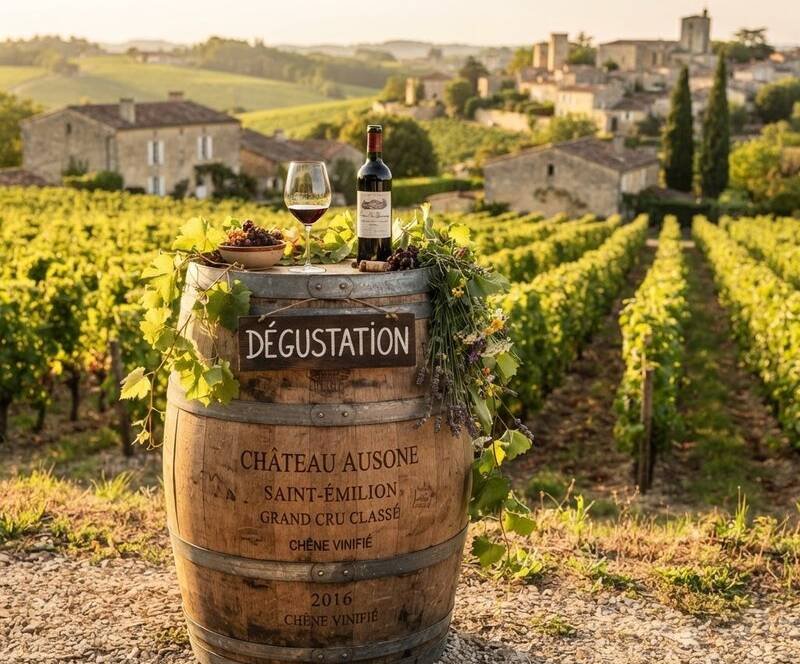 Meuble en barrique à Saint-Émilion — chêne vinifié bordelais